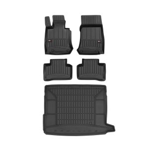 Mercedes GLC X253 Floor-Trunk Mats - Omac - 3D Premium - Black - 2015 Mercedes GLC X253 Floor-Trunk Mats - Omac - 3D Premium - Black - 2015